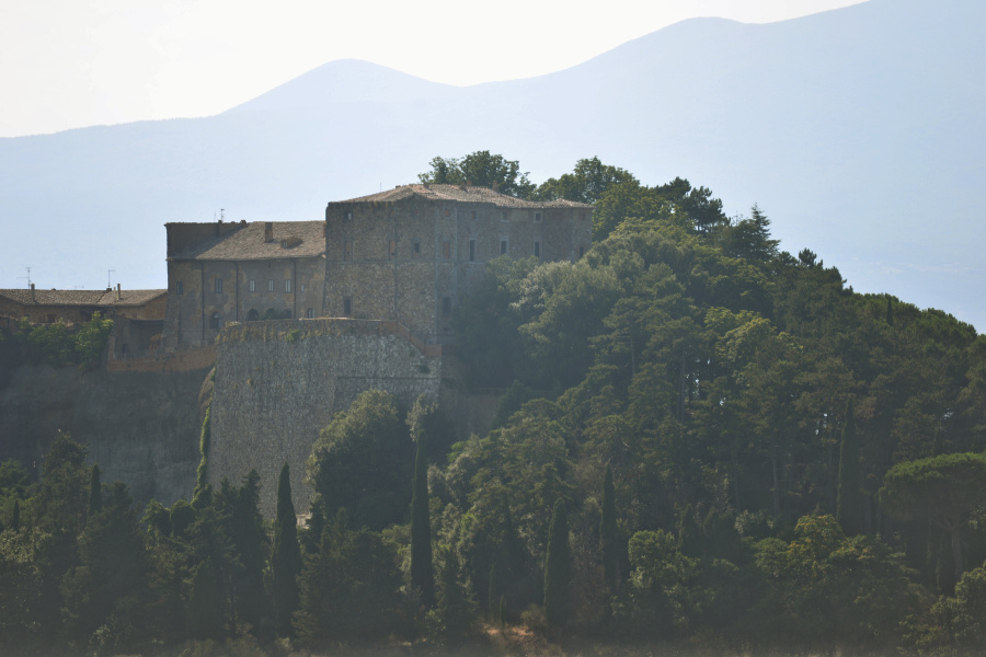 vista panoramica del castello