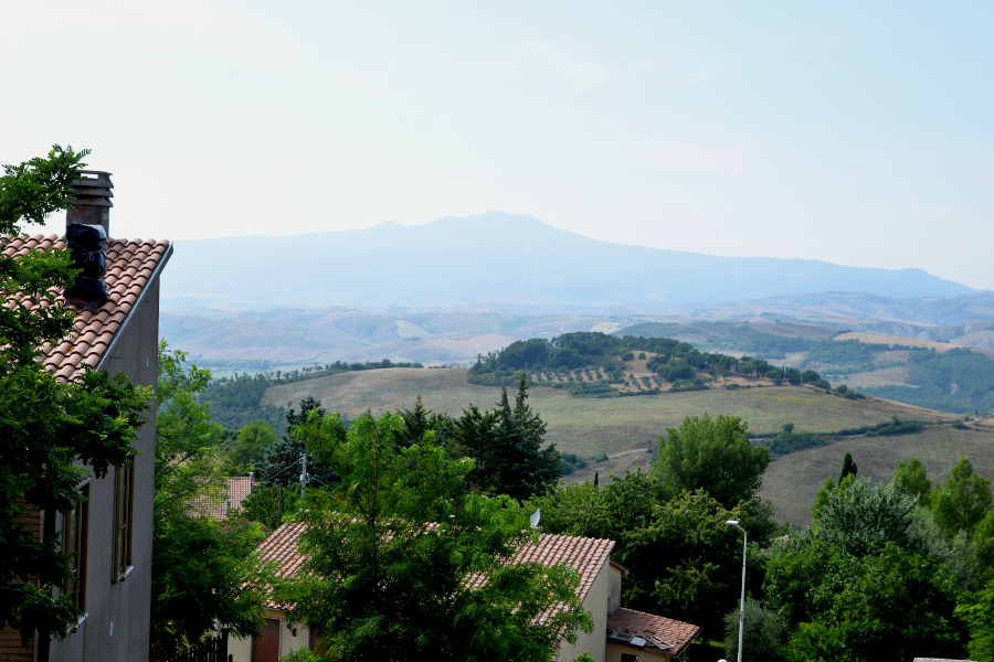 panorama del borgo di Trevinano