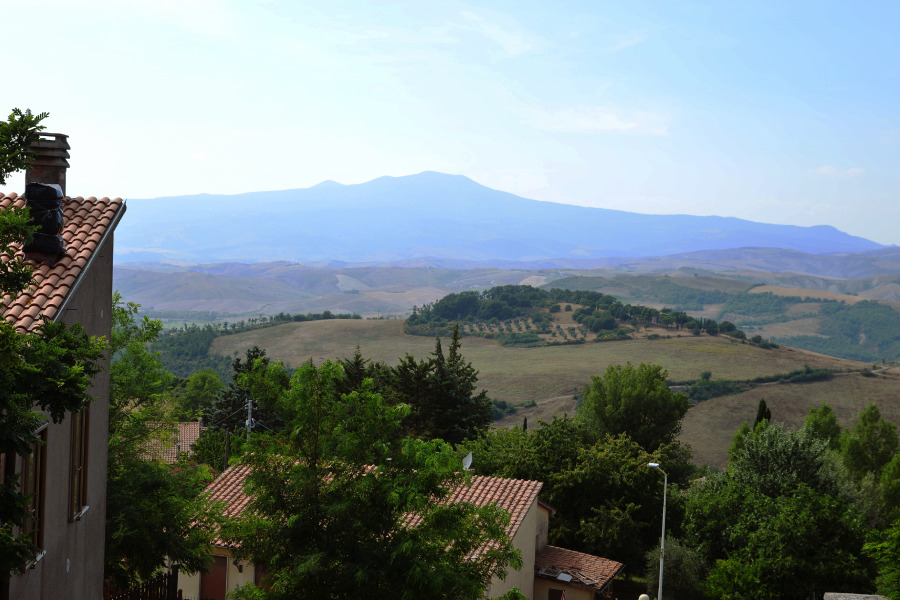 vista sul Monte Amiata